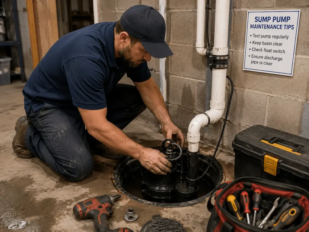 plumber streamwood il technician inspecting a home's plumbing system