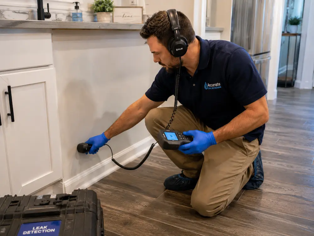 Leak detection plumber Arlington Heights using inspection equipment